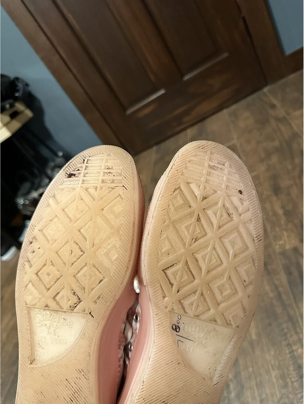 Converse Golf Le Fleur Pink Snake Skin Low Top Sneakers Size 10